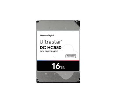 Western Digital Ultrastar DC HC550 16TB SATA 6Gb/s SED 7200RPM 512MB Cache 3.5-inch Hard Drive - Compatible with Servers