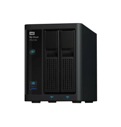 WDBBCL0080JBK-NESN - Western Digital My Cloud Pro PR2100 2-bays 8TB (2 x 4TB) HDD 2-bay Gigabit Ethernet RAID 0/1 JBOD