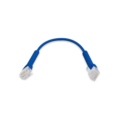 Ubiquiti CAT6 Ethernet Patch Cable 0.3M Blue RJ-45 for Network Connections