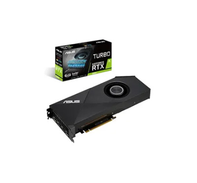 TURBO-RTX2060-6G - Asus NVIDIA GeForce RTX 2060 Turbo Edition 6GB GDDR6 2HDMI/2DisplayPort PCI-Express Video