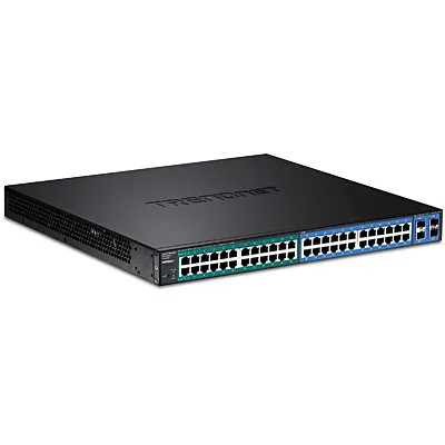 TL2-PG484 - TRENDnet 48-Port PoE+ Gigabit 4 SFP Layer2 Network Switch