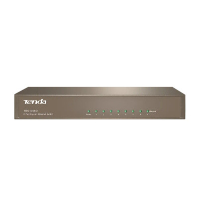 Tenda 8-Port Gigabit Desktop Switch TEG1008D for Fast Network Connectivity