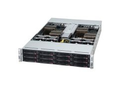SYS-5019D-FN8TP Supermicro SuperServer SYS-5019D-FN8TP 200W 1U Rackmount Server Barebone System (Black)