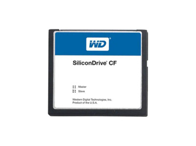 Western Digital Silicon 128MB IDE/ATA CompactFlash Type I SSD-C12MI-3812 for data storage in industrial systems