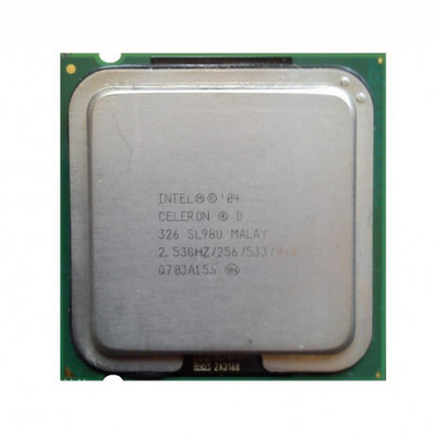 Intel Celeron D 326 1-Core 2.53GHz Processor for PLGA478/PLGA775 Socket - SL98U5 - Compatible with Various Motherboards