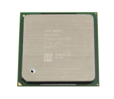 Intel Celeron 1-Core 2.40GHz Processor for Socket PPGA478 - SL6VU3 - Compatible with 400MHz FSB - 128KB L2 Cache