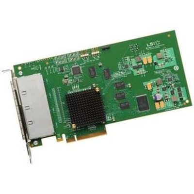 LSI00189 - LSI Logic 9200-16e 16-port SAS PCI Express 2.0 x8 Controller - 4 SFF-8088 mini 6Gb/s SAS Serial Attached SCSI (SAS) External - PCI Express
