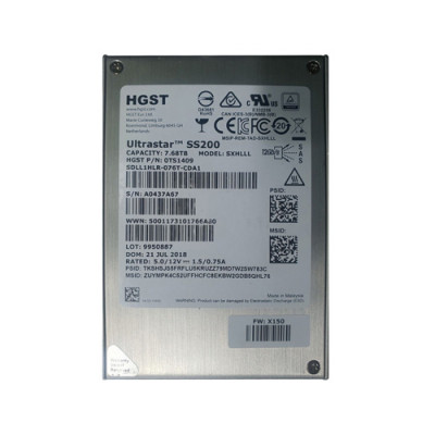 Hitachi Ultrastar SS200 7.68TB SAS SED 2.5 SSD for Enterprise Servers