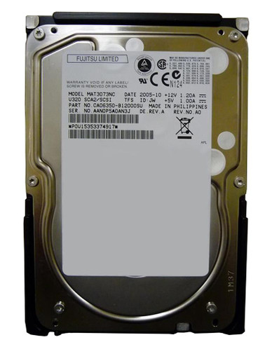 MAT3073NC - Fujitsu 73GB 10K RPM Ultra320 SCSI 3.5-Inch Hard Drive