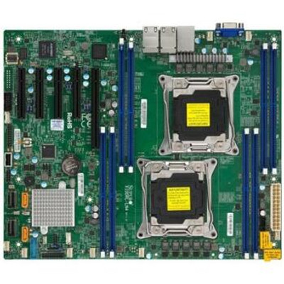 MBD-X10DRL-LN4-B - SuperMicro X10DRL-LN4 Dual Socket R3 LGA 2011 Xeon E5-2600 v4 / v3 Intel C612 Chipset DDR4 8 x DIMM 10 x SATA 6Gbps ATX Server