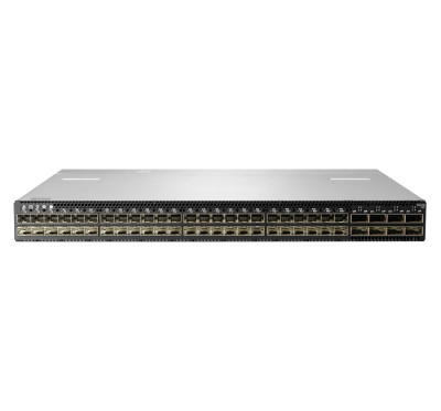 HPE StoreFabric SN2410M 25GbE switch with 48 SFP28 and 8 QSFP28 ports, ONIE support, P to C airflow, for data centers