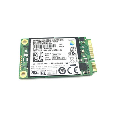 Samsung SM841 Series 512GB MLC SATA 6Gb/s mSATA SSD - Compatible with servers - Data Storage Drive