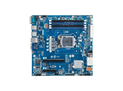 Gigabyte microATX Intel Xeon E-2100/E-2200 Series DDR4 LGA-1151 Server Motherboard mounted in server rack