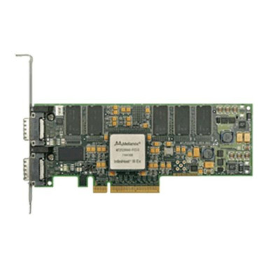 MHEA28-2TC - Mellanox Dual Port 10GB InfiniBand PCIe x8 Network Adapter