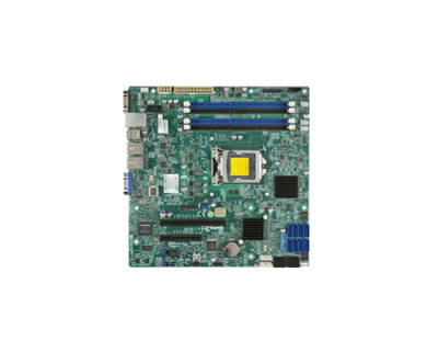 Supermicro Intel H110 Chipset System Board for Single Socket H4 micro-ATX Motherboard - MBD-X11SSQ-L-O