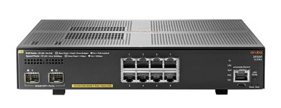 HP Aruba 2930F 8G 8-Ports PoE+ 2SFP+ Reman Switch Europe - compact design, ideal for European networks
