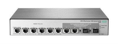 HP OfficeConnect 1850 6XGT 8-Port 10G Ethernet Switch, Gigabit Layer 2, JL169A#B2C, for high-speed networks
