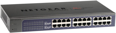 JGS524E-100PES - NetGear 24-Port Gigabit RJ-45 Rack-mountable Network Switch