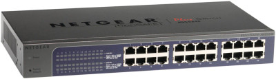 JGS524E-100NAS - NetGear 24-Port Gigabit Ethernet Rack-mountable Network Switch