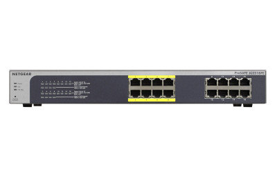 JGS516PE-100EUS - NetGear 16-Port Gigabit PoE+ Managed Rack Network Switch