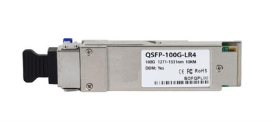 Arista Networks QSFP-100G-LR4 Transceiver Module for 100Gbps Single-mode Fiber, 10km Range, 1310nm, LC Connector.