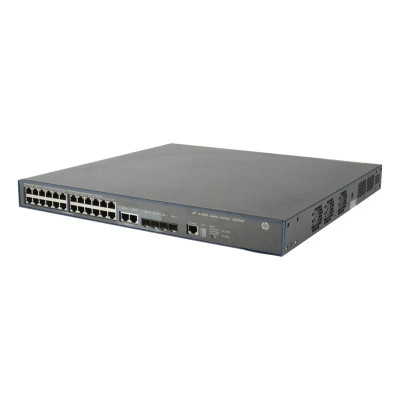 HP FlexNetwork 3600-24-PoE+ Managed Switch, 24 x 10/100 Ports, 4x SFP, 2x 1000Base-T, Rack Mountable