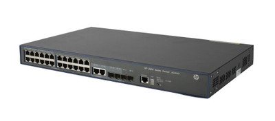 HP Procurve 3600 24-Port PoE+ Layer4 Switch V2 Si, Rack-mountable, 4x SFP Ports, for Networking Servers