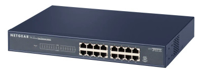 JFS516-200EUS - NetGear 16-Port 10/100 Fast Ethernet Unmanaged Rack Switch