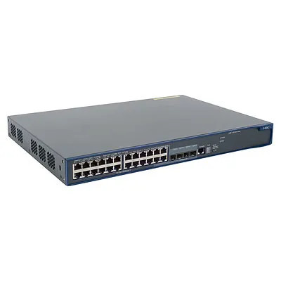 HP A5120-24G EI 24-Port Layer 4 Managed Stackable Switch, Rack Mountable, Compatible with ProLiant DL360p Gen8 Servers