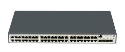 HP ProCurve V1910-48G Layer3 Managed Gigabit Ethernet Switch with 48 Ports and 4 SFP, ideal for network setups