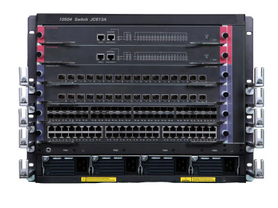 JC613AR - HP 10504 4-Slot 8U Rack-mountable Network Switch Chassis