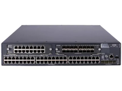 HP 5800-48G-POE+ Switch with 2 Interface Slots - 48 port Gigabit Ethernet switch, PoE+, ideal for network infrastructure