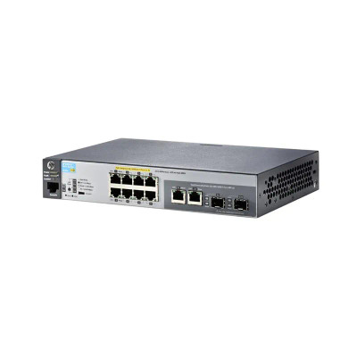 HP 2530 8-Port PoE+ Layer 2 Switch, Rack-mountable, Combo 2x Gigabit SFP, 1U - J9780A#ABB