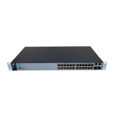 HP 24-Ports Ethernet Switch with 2 SFP Slots - J9624A#ABB - Power Over Ethernet - Rack Mounted