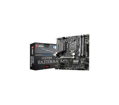 H370MBAZKA - MSI Socket LGA1151 Intel H370 Chipset Micro-ATX System Board Motherboard Supports Core/Pentium Gold/Celeron DDR4 4x DIMM