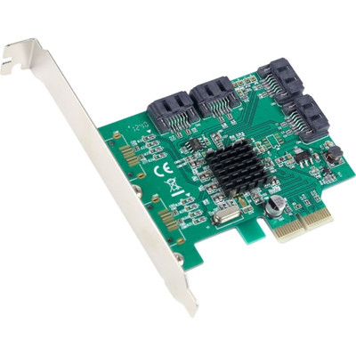 SI-PEX40062 - Syba Tech 4-Port SATA III 6Gb/s PCIe Controller Card