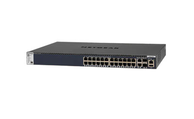 GSM4328S - NetGear 24-Port Gigabit 2x 10GBase-T 2x SFP+ Layer 3 Switch