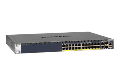 GSM4328PB-100AJS - NetGear 24-Port PoE+ Gigabit 2x SFP+ Network Switch