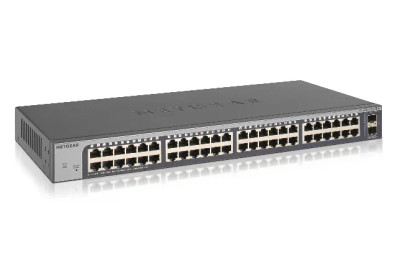 Netgear GS750E-100EUS 48-Port Rack-mountable Switch for Ethernet Networks