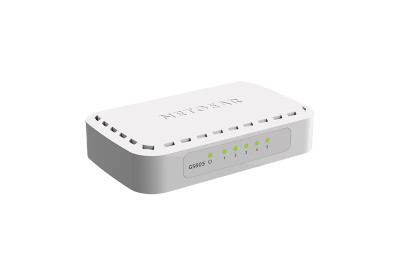 GS605v5 - NetGear 5-Port Gigabit Ethernet Unmanaged Network Switch
