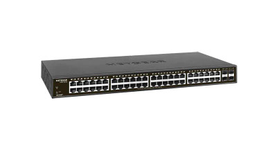 NetGear S350 48-Port Gigabit Ethernet Smart Managed Pro Switch with 4x SFP - Ideal for Network Expansi NetGear S350 48-Port Gigabit Ethernet Smart Managed Pro Switch with 4x SFP - Ideal for Network Expansi