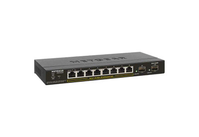 NetGear S350 8-Port Gigabit PoE+ Switch with 2x SFP Ports - GS310TP - Smart Managed Pro Switch for Ethernet Networks