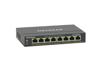 GS308EPP - NetGear 8-Port Gigabit PoE+ Unmanaged Network Switch