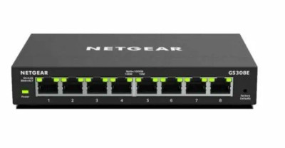 GS308E-100UKS - NetGear 8-Port Gigabit Ethernet Network Switch