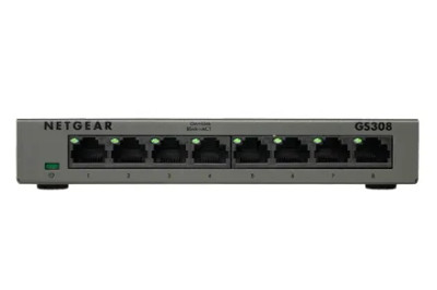 NetGear GS308-100PES 8 Port Desktop Switch for Fast Ethernet Networking