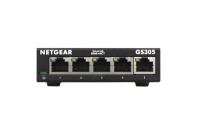 GS305v3 - NetGear 5-Port Gigabit Ethernet Unmanaged Switch