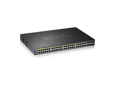 GS2220-50HP - Zyxel 48-Port PoE+ Gigabit L2 Network Switch