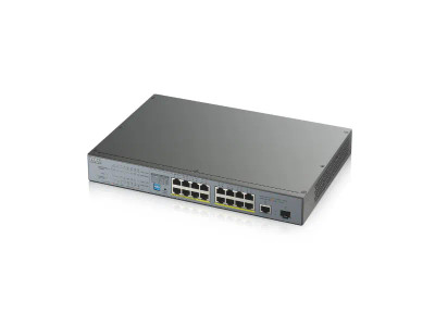ZYXEL GS1300-18HP 16-port GbE Unmanaged PoE Switch with GbE Uplink for Networking Servers