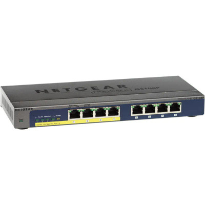 Netgear ProSafe GS108P Ethernet Switch 8-Port for 10/100/1000Base-T Networks