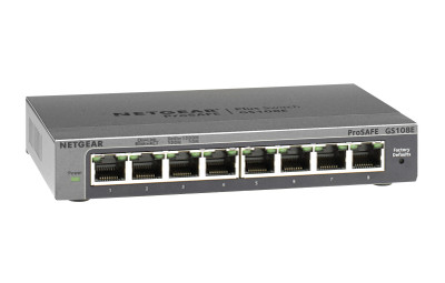 GS108E-300PES - NetGear 8-Port Gigabit Ethernet Network Switch